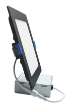 Load image into Gallery viewer, 6 Inch 12W 900Lm 3000K (Warm White) Black Square LED Downlights