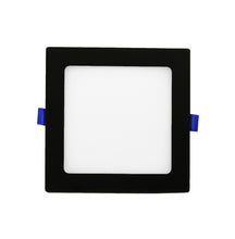 Load image into Gallery viewer, 6 Inch 12W 900Lm 3000K (Warm White) Black Square LED Downlights