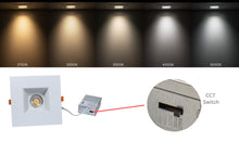 Load image into Gallery viewer, 6-Inch 15W Anti Glare 5CCT CRI90+ LED Downlights (Square White)