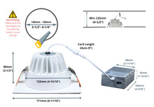 Load image into Gallery viewer, 6-Inch 15W Anti Glare 5CCT CRI90+ LED Downlights (Square White)