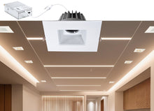 Load image into Gallery viewer, 6-Inch 15W Anti Glare 5CCT CRI90+ LED Downlights (Square White)