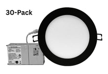 Load image into Gallery viewer, 6 Inch 15W 990Lm 5CCT Color Selectable LED Downlights (Black)