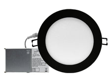 Load image into Gallery viewer, 6 Inch 15W 990Lm 5CCT Color Selectable LED Downlights (Black)