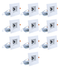 Load image into Gallery viewer, 6-Inch 15W Anti Glare 5CCT CRI90+ LED Downlights (Square White)