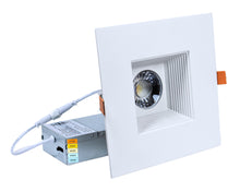 Load image into Gallery viewer, 6-Inch 15W Anti Glare 5CCT CRI90+ LED Downlights (Square White)