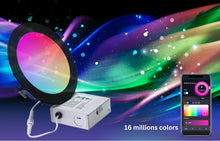 Load image into Gallery viewer, 6 Inch 12W Smart Wireless Wi-Fi, Remote, Voice Control, RGB LED Downlights (Black)