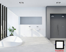 Load image into Gallery viewer, 6 Inch 12W 900Lm 3000K (Warm White) Black Square LED Downlights