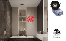 Load image into Gallery viewer, 3 Inch 8W CRI90 5CCT Color Selectable LED Gimbal Pot Lights (Black)