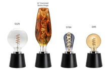 Load image into Gallery viewer, YUURTA Table/Desk Lamp Base 120V E26 Medium/Big/Oversized Light Bulb (Metal, Chrome Ring)