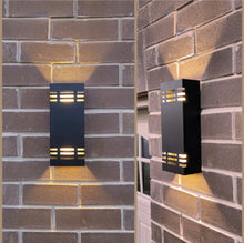 Load image into Gallery viewer, 12-Inch 24W Semi-Square Outdoor LED Wall Light (2-pack)