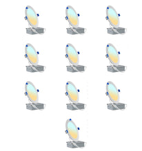 Load image into Gallery viewer, 6 Inch 12W 1000Lm 5CCT Wet Rated LED Downlights