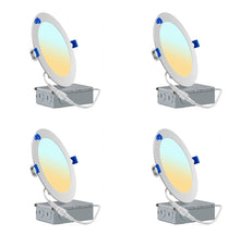 Load image into Gallery viewer, 6 Inch 12W 1000Lm 5CCT Wet Rated LED Downlights