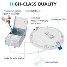 Load image into Gallery viewer, 6 Inch 12W 1000Lm 3000K (Warm White) LED Downlights