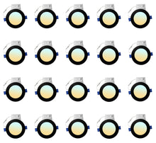 Load image into Gallery viewer, 4 Inch 10W 650Lm Black Trim LED Downlights (5CCT)