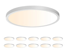 Load image into Gallery viewer, YUURTA 12 Inch 24W 3CCT (3000K/4000K/5000K) Flush Mount Ceiling Light 3000Lm Dimmable
