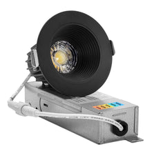 Load image into Gallery viewer, 2-Inch Black 9W Anti Glare 5CCT CRI90+ LED Downlighs
