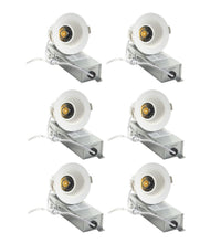 Load image into Gallery viewer, 2-Inch 9W Anti Glare 5CCT CRI90+ LED Downlights (Round White)
