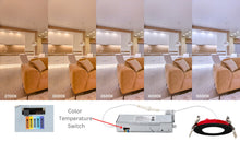 Load image into Gallery viewer, 3 Inch 5W 2-Hour Fire Rated 5CCT Color Selectable LED Downlights (Black)
