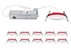 3 Inch 5W 2-Hour Fire Rated LED Downlights (Pot Lights) 5CCT Color Selectable