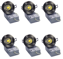 Load image into Gallery viewer, 3 Inch 8W 830Lm Brushed Nickel LED Gimbal Lights (3000K)
