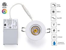 Load image into Gallery viewer, 3 Inch 8W 830Lm LED Gimbal Lights (CRI90, 3000K)
