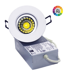 3 Inch 8W 830Lm LED Gimbal Lights (CRI90, 3000K)