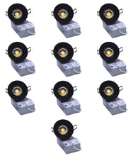 Load image into Gallery viewer, 3 Inch 8W 830Lm Black LED Gimbal Lights (CRI82, 5000K)
