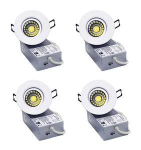 3 Inch 8W 830Lm LED Gimbal Lights (CRI90, 3000K)