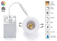 Load image into Gallery viewer, 3 Inch 8W 730Lm LED Gimbal Lights (CRI90, 5CCT)

