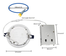 Load image into Gallery viewer, 4 Inch 9W 750Lm 5CCT LED Downlights
