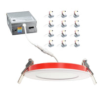 Load image into Gallery viewer, 4 Inch 9W 2-Hour Fire Rated 5CCT Color Selectable LED Downlights (White)
