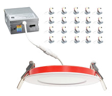 Load image into Gallery viewer, 4 Inch 9W 2-Hour Fire Rated 5CCT Color Selectable LED Downlights (White)
