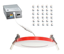 Load image into Gallery viewer, 4 Inch 9W 2-Hour Fire Rated 5CCT Color Selectable LED Downlights (White)
