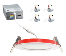 Load image into Gallery viewer, 4 Inch 9W 2-Hour Fire Rated 5CCT Color Selectable LED Downlights (White)
