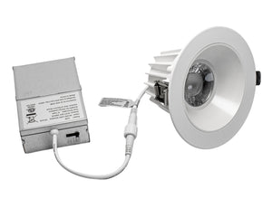 4-Inch 12W Anti Glare 5CCT CRI90+ LED Downlights (Round White)