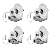 Load image into Gallery viewer, 4-Inch 12W Anti Glare 3CCT CRI90+ LED Downlights (Round White)
