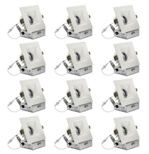 Load image into Gallery viewer, 4-Inch 12W Anti Glare 3CCT CRI90+ LED Downlights (Square White)
