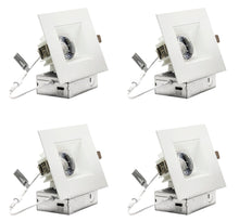 Load image into Gallery viewer, 4-Inch 12W Anti Glare 5CCT CRI90+ LED Downlights (Square White)
