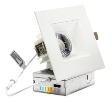 Load image into Gallery viewer, 4-Inch 12W Anti Glare 5CCT CRI90+ LED Downlights (Square White)

