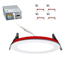 Load image into Gallery viewer, 6 Inch 12W 2-Hour Fire Rated 5CCT Color Selectable LED Downlights (White)
