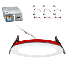 Load image into Gallery viewer, 6 Inch 12W 2-Hour Fire Rated 5CCT Color Selectable LED Downlights (White)
