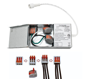 6 Inch 15W 990Lm 5CCT Color Selectable LED Downlights (Black)
