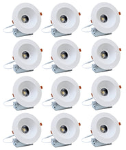 Load image into Gallery viewer, 6-Inch 15W Anti Glare 5CCT CRI90+ LED Downlights (Round White)
