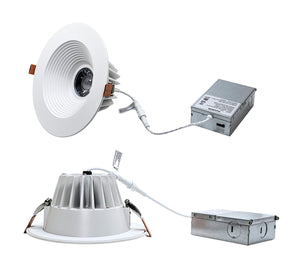 6-Inch 15W Anti Glare 5CCT CRI90+ LED Downlights (Round White)