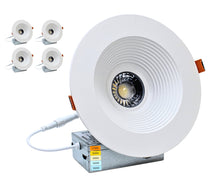 Load image into Gallery viewer, 6-Inch 15W Anti Glare 5CCT CRI90+ LED Downlights (Round White)
